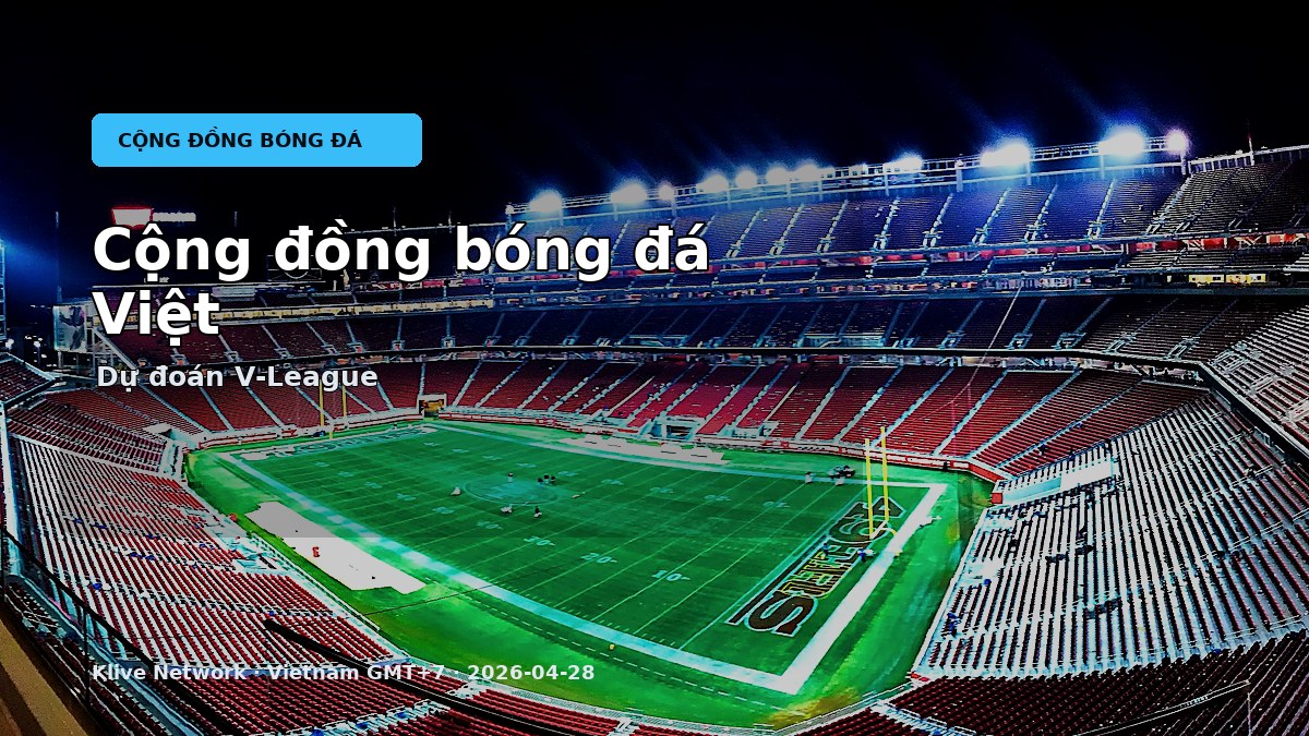 Cộng đồng bóng đá Việt Nam thảo luận V-League và World Cup 2026